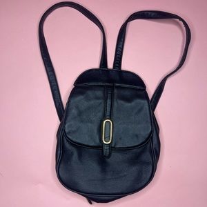 90s leather backpack